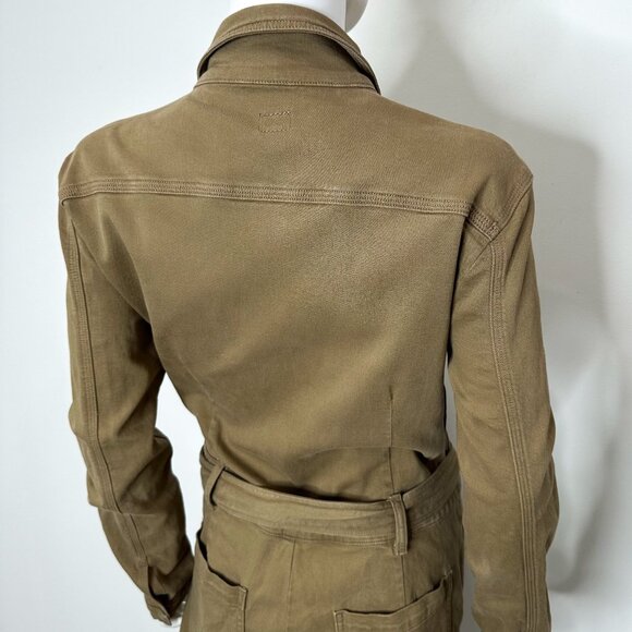 Joe’s Jeans Rika Workwear Utility Jumpsuit in Uniform Army Green Women's Size L - Picture 10 of 15